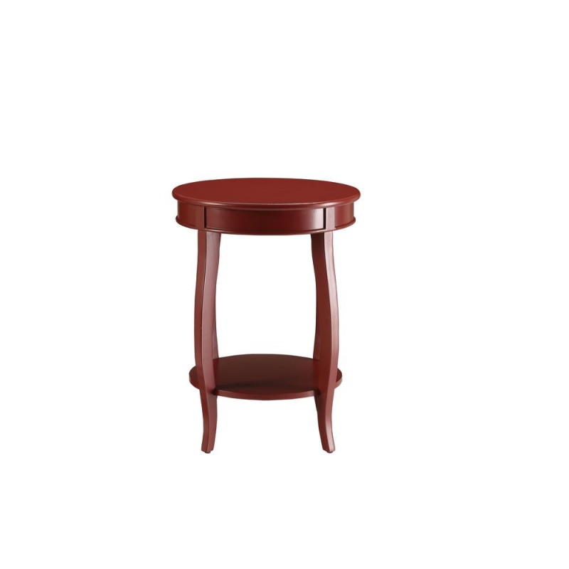 Aberta Side Table, Red