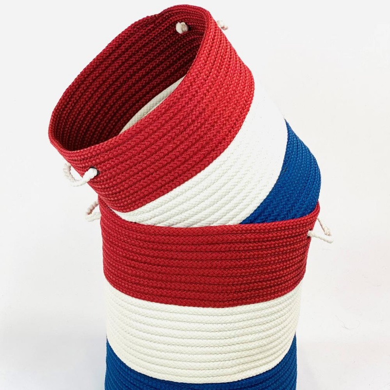 America Woven Hampers - Patriot Red 17"X17"x22"
