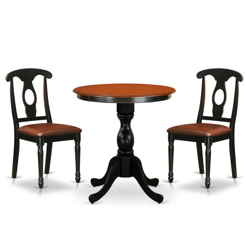 East West Furniture 3-Piece Table Set