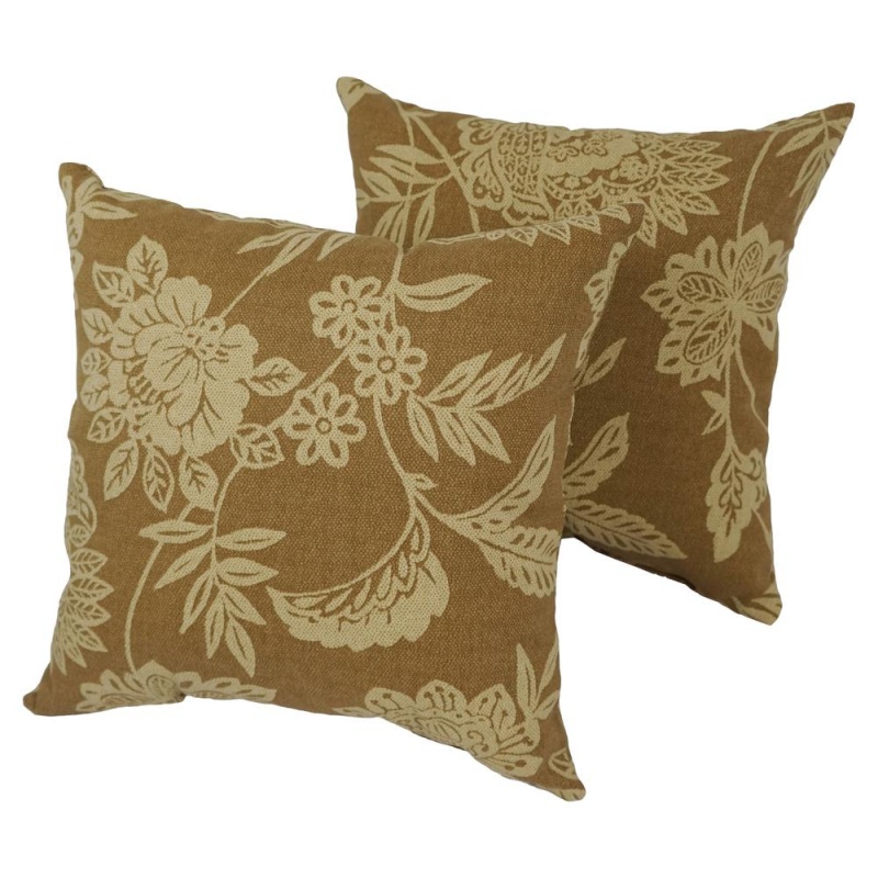Blaziing Needles 17-Inch Outdoor Spun Polyester Throw Pillows (Set Of 2)