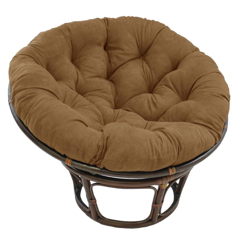 44-Inch Solid Micro Suede Papasan Cushion