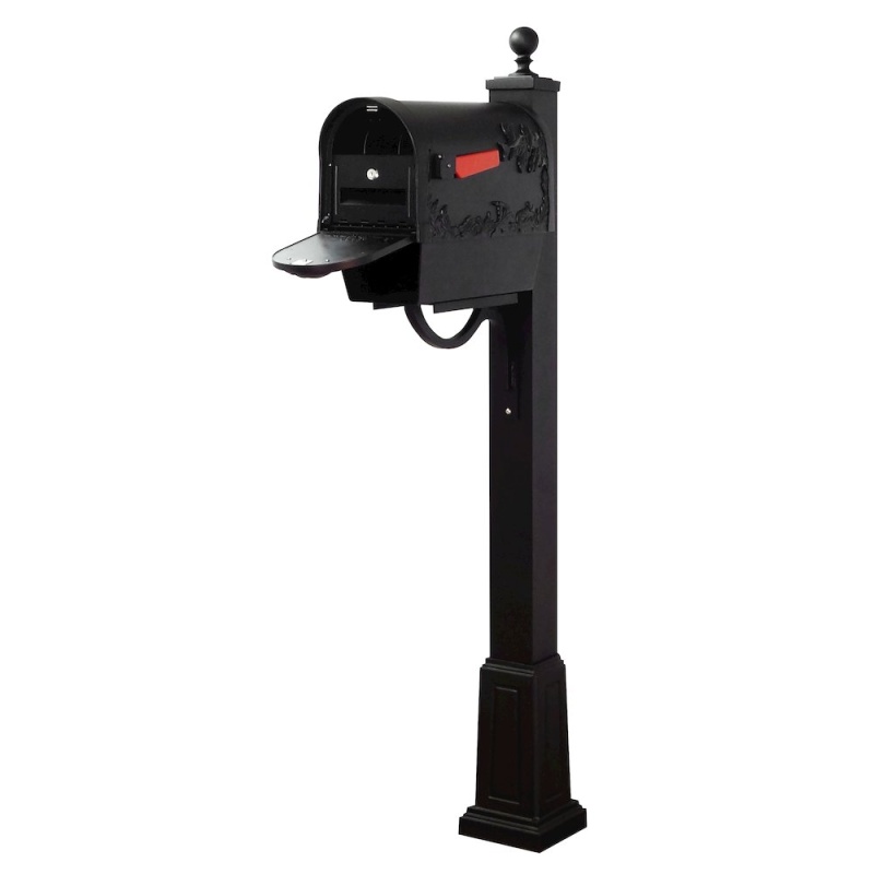 Hummingbird Curbside Mailbox With Newspaper Tube