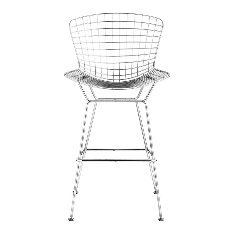 Wire Bar Chair (Set Of 2) Chrome
