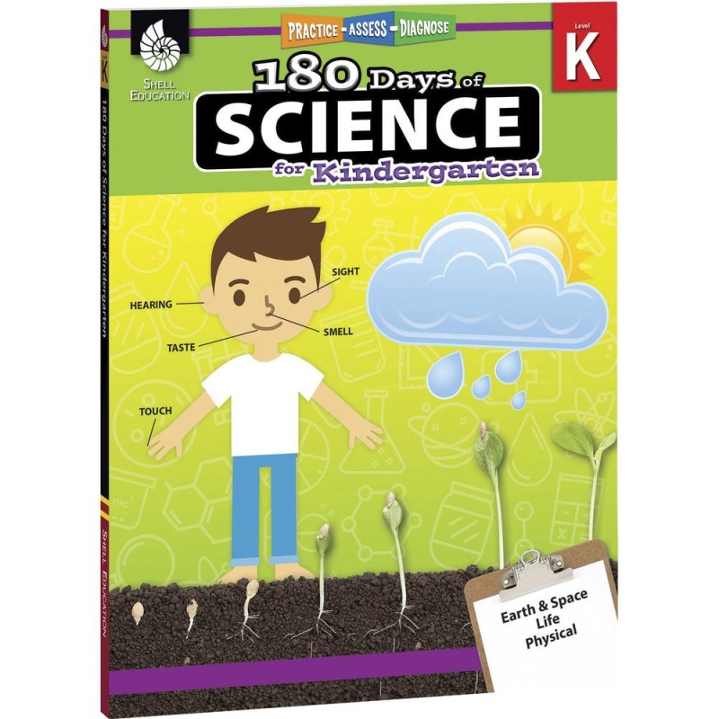 Shell Education 180 Days Of Science Resource Book Printed Book - Book - Grade k