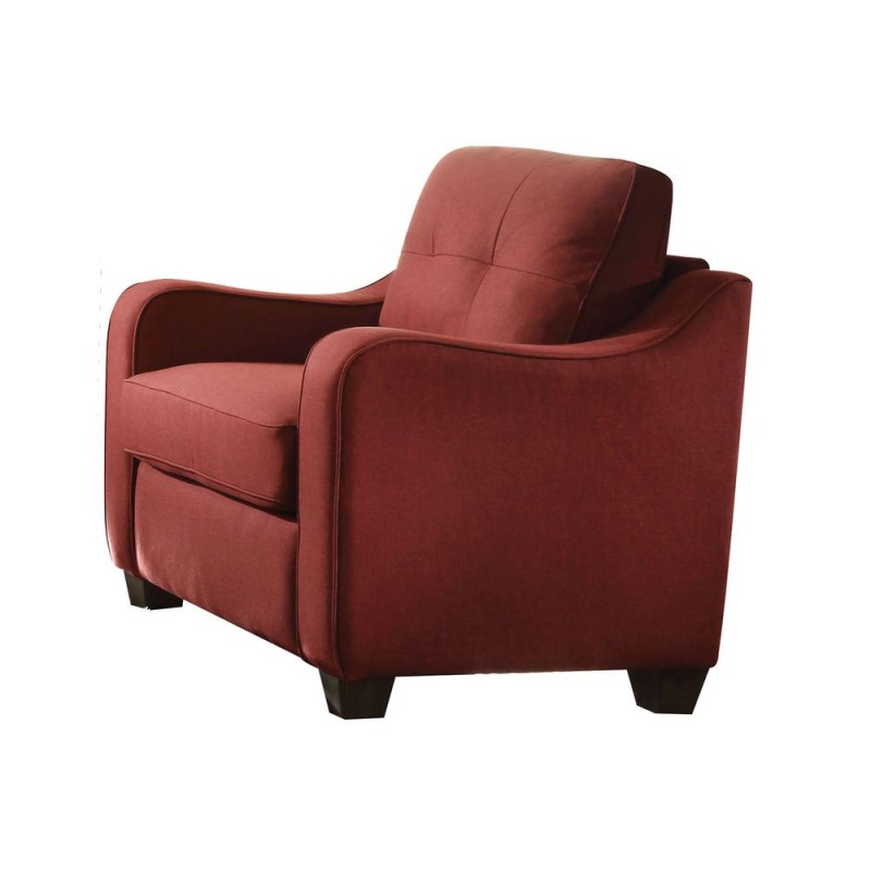 Cleavon Ii Chair, Red Linen