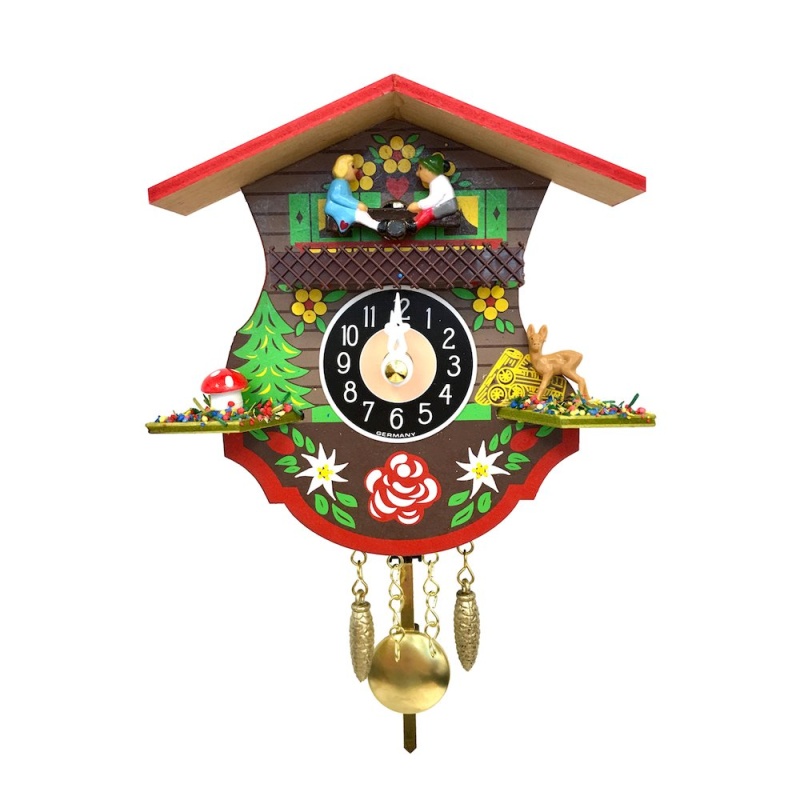 Battery-Operated Clock - Mini Size With Music/Chimes