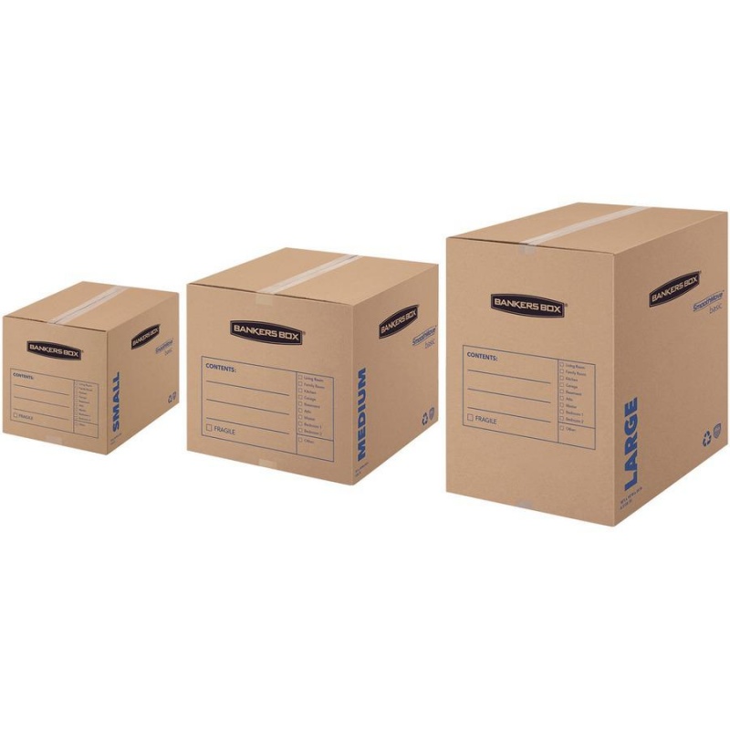 Fellowes Smoothmove Basic Large Moving Boxes Internal Dimensions 18