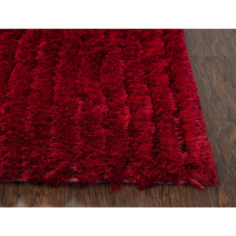 Eclipse Red 7'6"X9'6" Tufted Rug