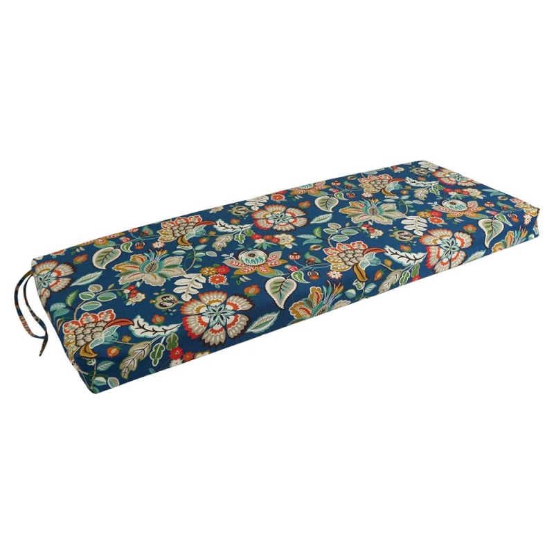 51-Inch By 19-Inch Patterned Outdoor Spun Polyester Loveseat Cushion