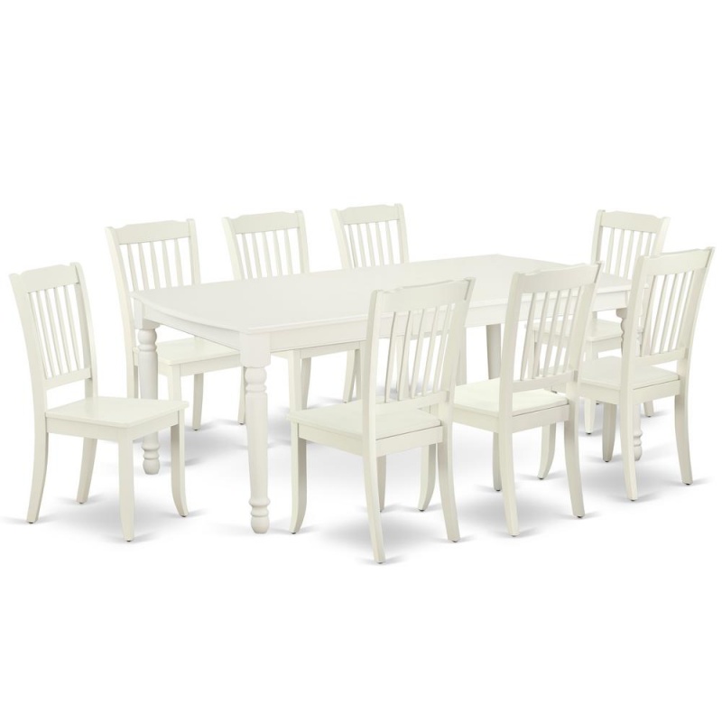 Dining Room Set Linen White