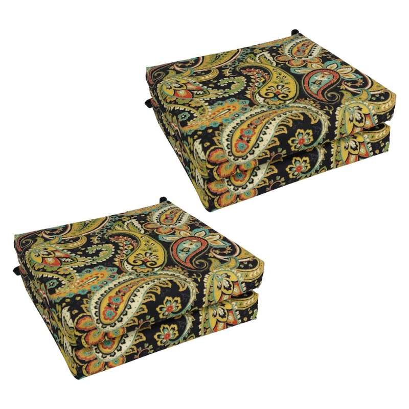 20-Inch by 19-Inch Patterned Outdoor Chair Cushions