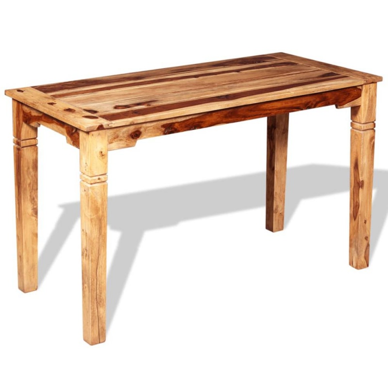Vidaxl Dining Table Solid Sheesham Wood 47.2"X23.6"X30"