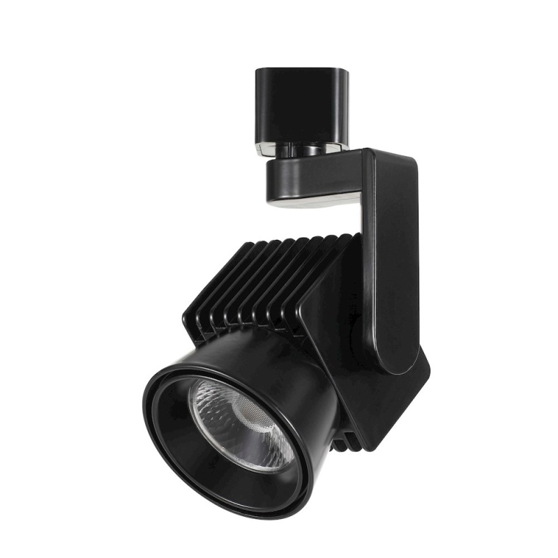 Dimmable Integrated Led12w, 840 Lumen, 80 Cri, 3000K, 3 Wire Track Fixture, Ht807bk