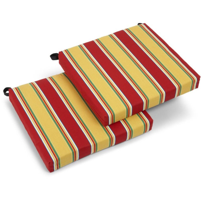 20-Inch By 19-Inch Spun Polyester Chair Cushion (Set of Two)