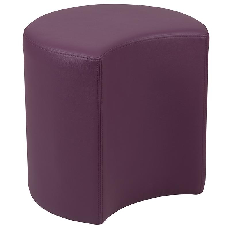 Soft Seating Collaborative Moon For Classrooms And Common Spaces - 18" Seat Height (Purple)