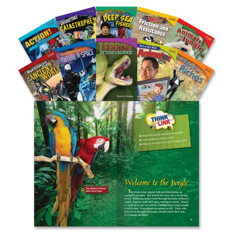 Shell Education Time For Kids Advanced Book Set Printed Book - Book - Grade 5