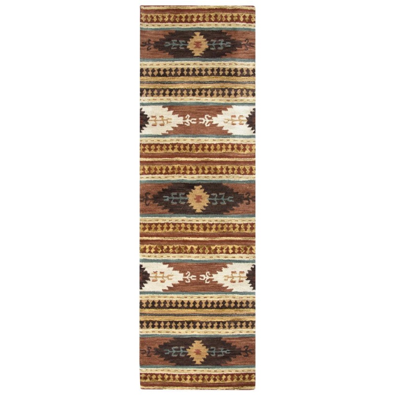 Hand Tufted Cut Pile Wool Rug 2'6" x 10'