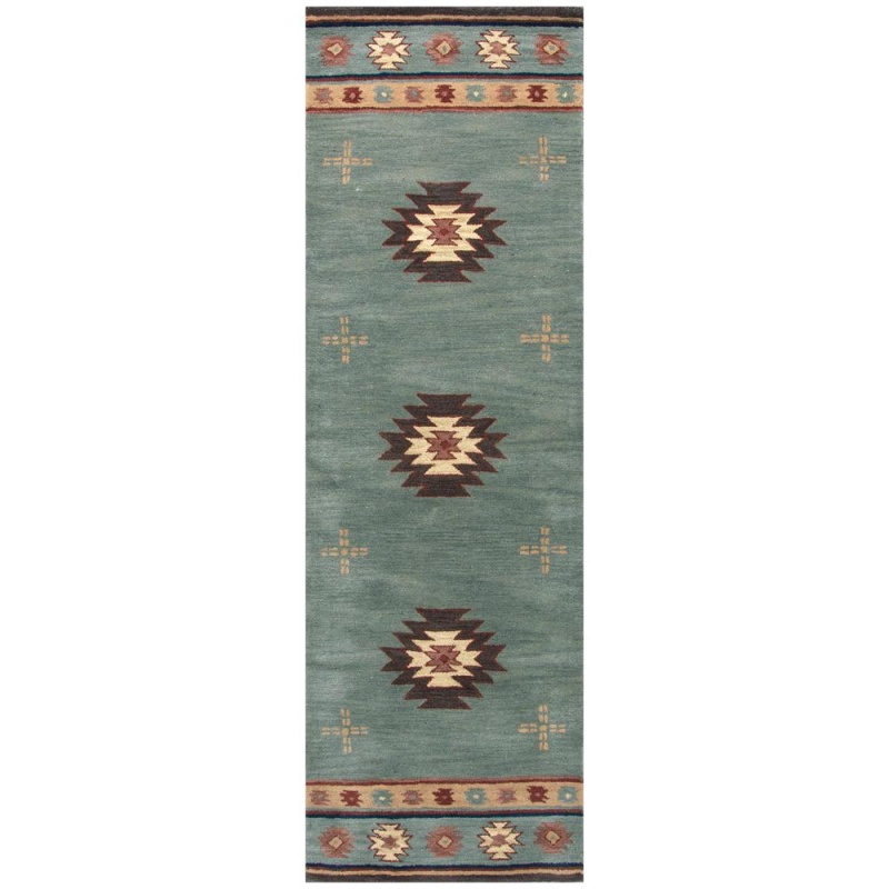 Hand Tufted Cut Pile Wool Rug, 2'6" X 8'