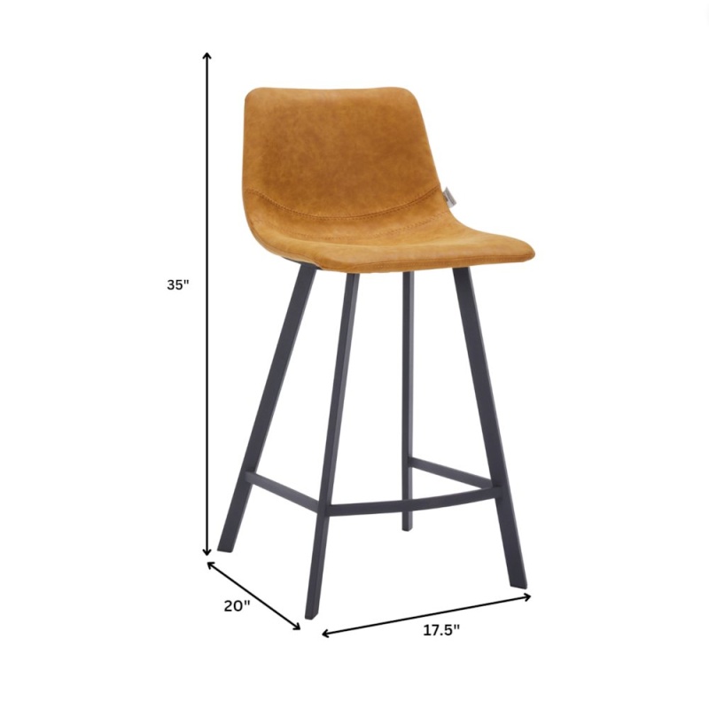 Elland Counter Stool - Light Brown