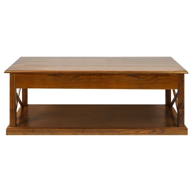 Bay View Coffee Table-Warm Brown