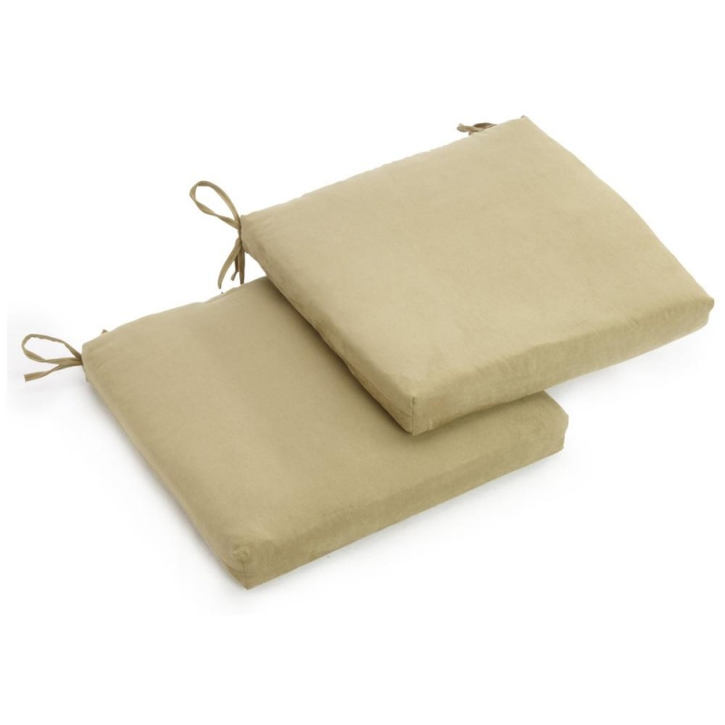 20-Inch By 19-Inch Spun Polyester Chair Cushion (Set Of Two)