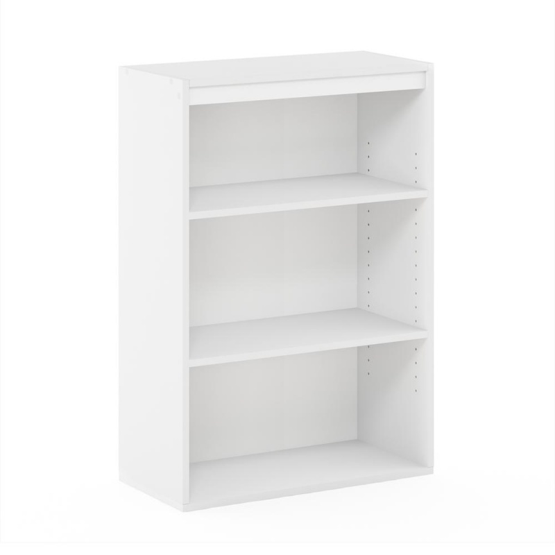 Furinno Pasir 3-Tier Open Shelf, White