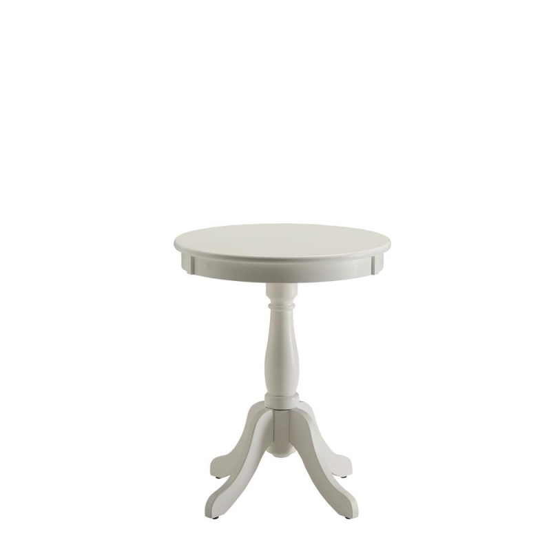 Alger Side Table, White