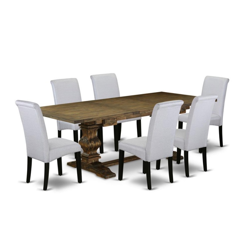 Lassale 7 Piece Kitchen Set with 6 Chairs