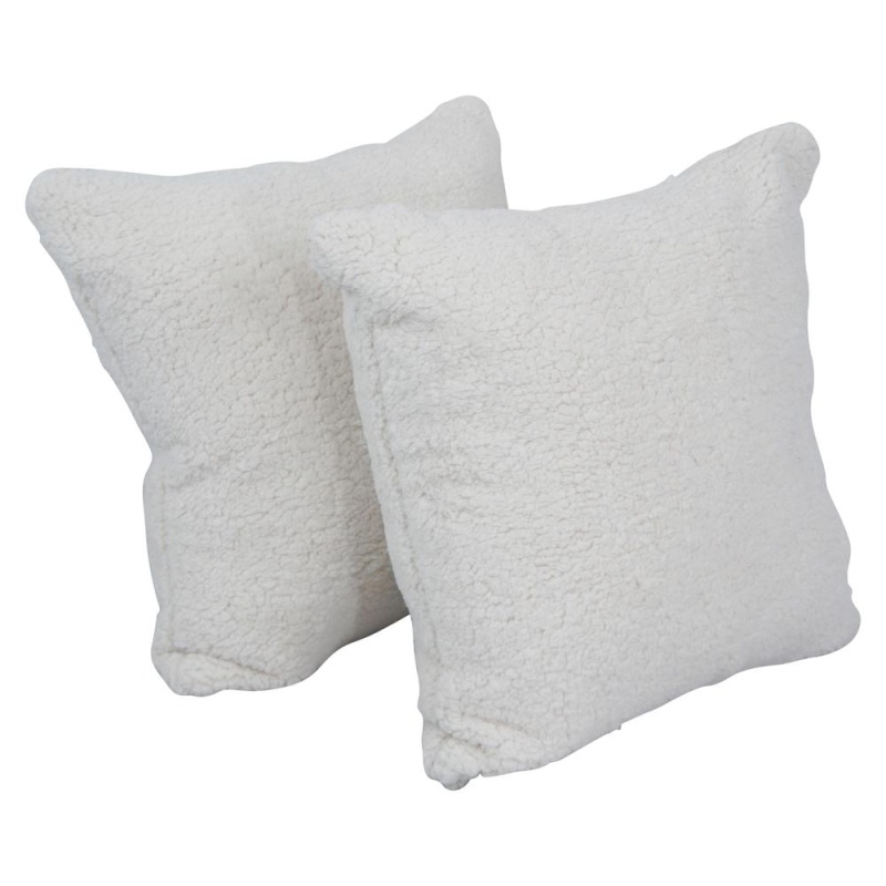 17-Inch Jacquard Throw Pillows With Inserts (Set Of 2) 9910-S2-Id-155