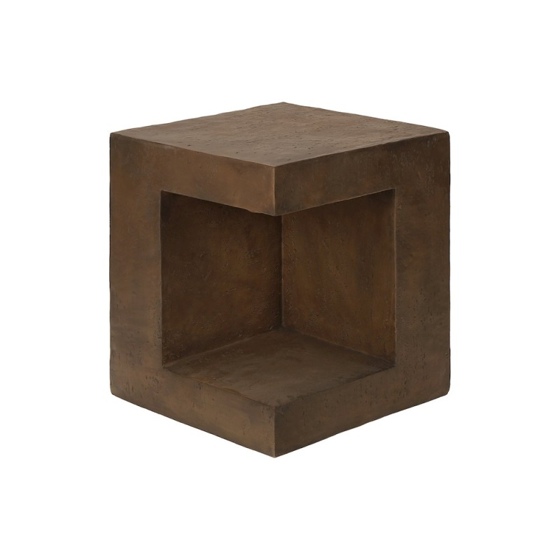 Accent Table, 25H, Walnut, Square