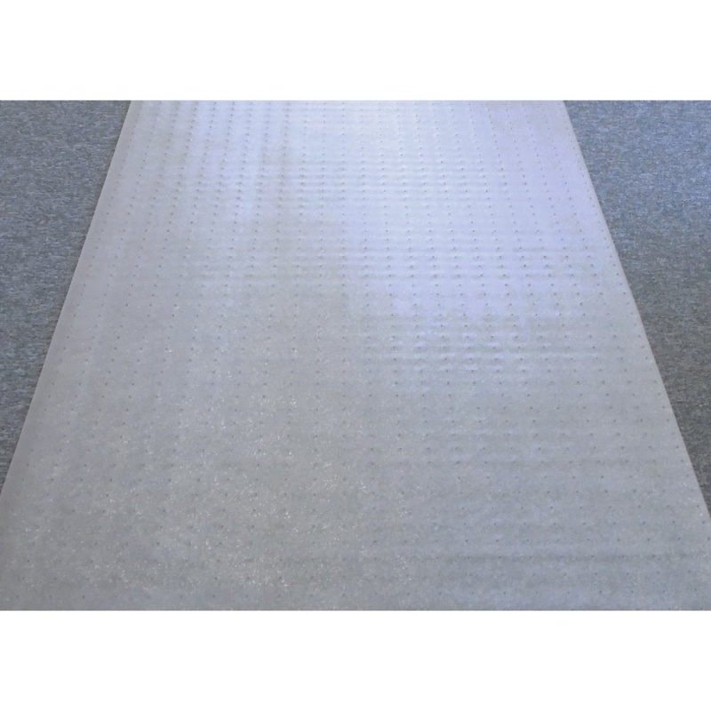Floortex Long & Strong Hallway Runner, Clear Pvc Carpet Protector Roll, For Standard Pile Carpets, Size 36" X 12Ft