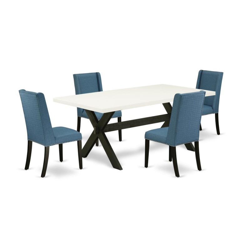 5-Piece Modern Dining Table Set
