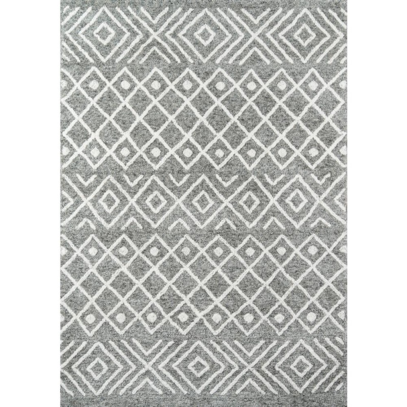 Contemporary Rectangle Area Rug, Sage, 9' X 12'
