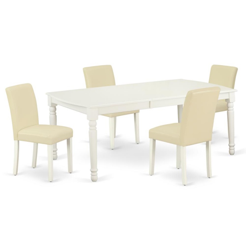 Dining Room Set Linen White