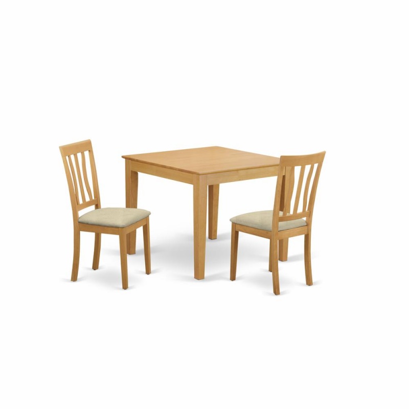 3 Pc Table and Chairs Set - Table and 2 Dining Chairs