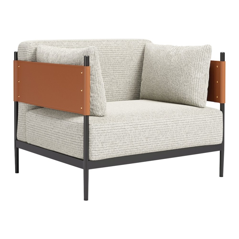 Stirbe Armchair Gray