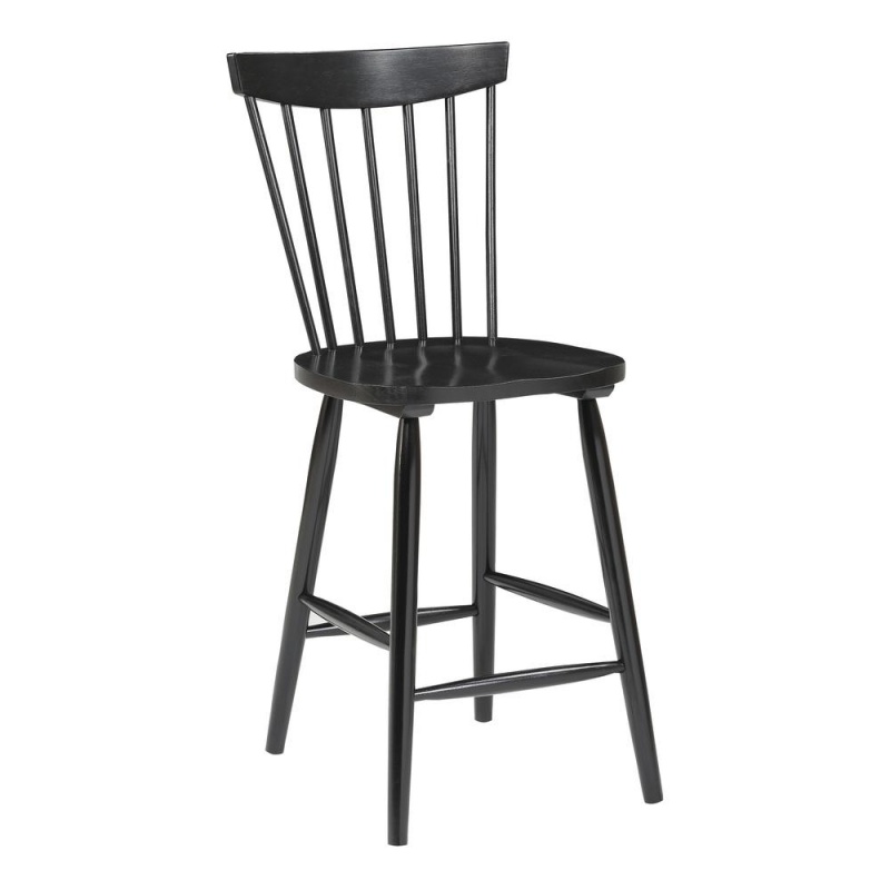 Eagle Ridge Counter Stool in Black Finish