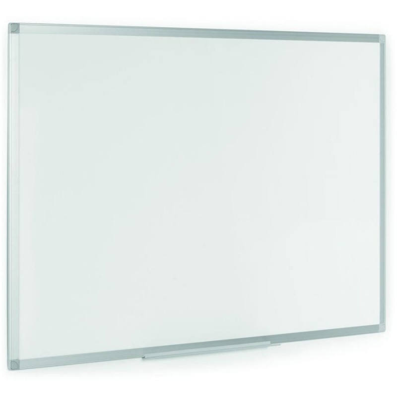 Bi-Silque Ayda Porcelain Dry Erase Board - 24" (2 Ft) Width X 36" (3 Ft) Height - White Porcelain Surface - Aluminum Frame - Rectangle - Horizontal/Vertical - 1 Each