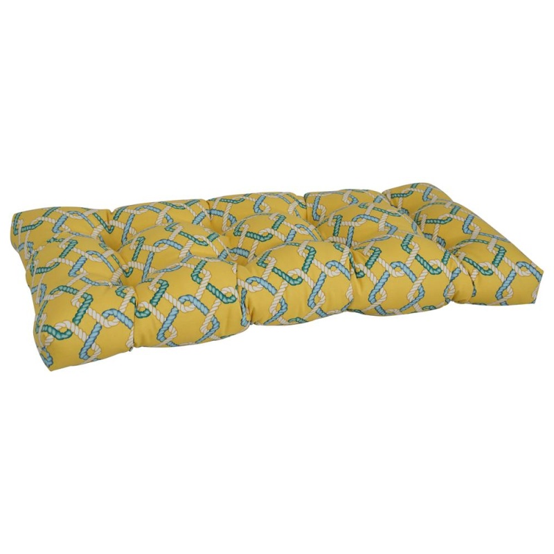 42-Inch By 19-Inch Polyester Outdoor Tufted Loveseat Cushion 94006-Ls-Od-105