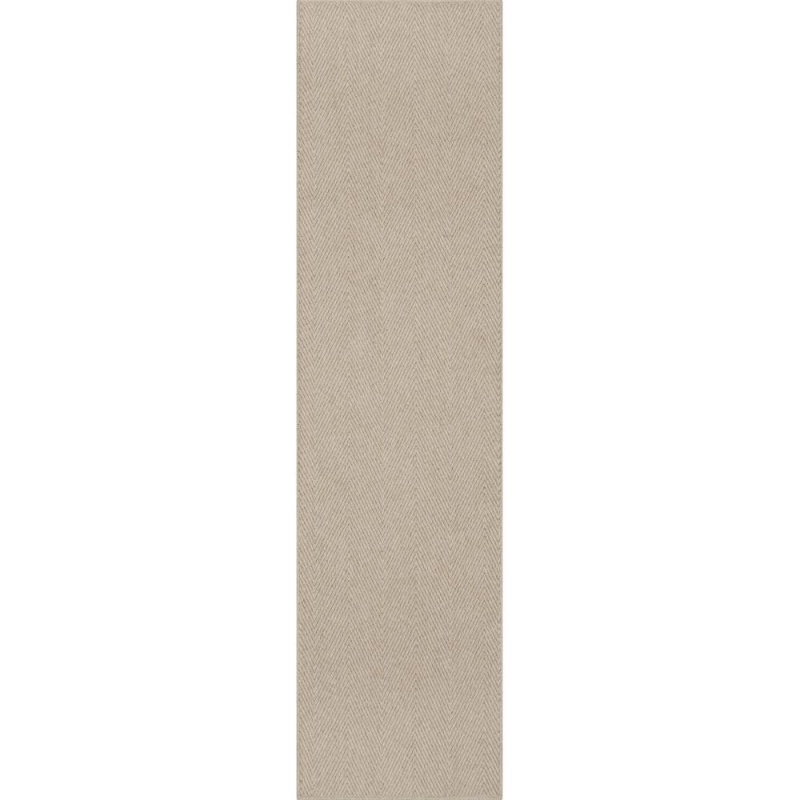 Monaco Sisal Mc200 Linen 2'3" X 7'6" Runner Rug