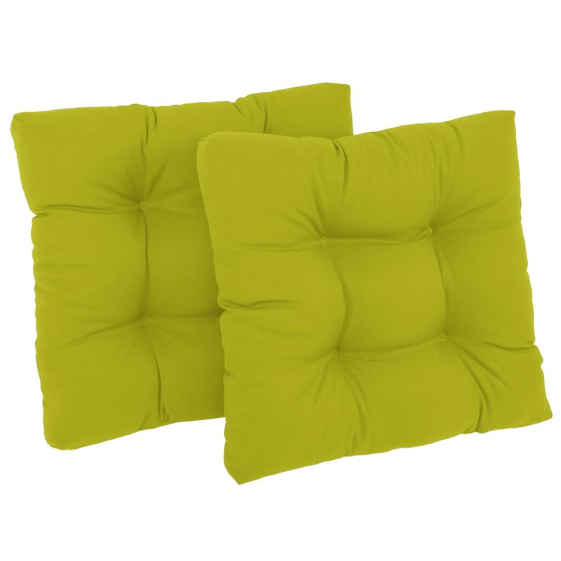 19-Inch Squared Twill Tufted Dining Chair Cushions (Set Of 2) 94005-2Ch-Tw-Ml