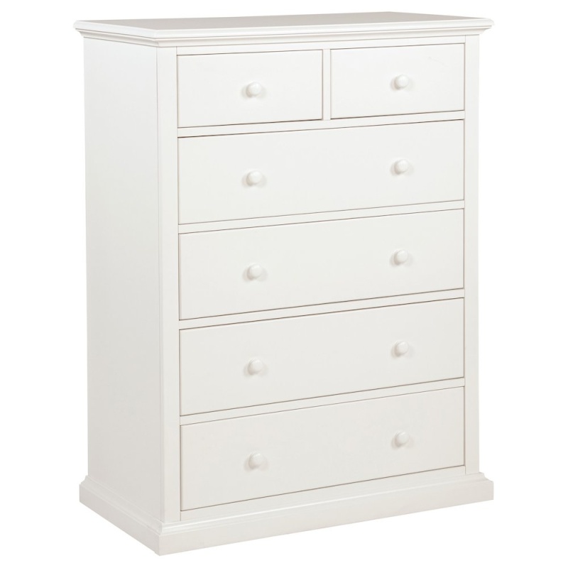 Sumerlin 6-Drawer Bedroom Chest Of Drawers White