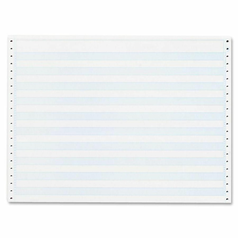 Sparco Blank Perforated Carbonless Paper - Letter - 8 1/2 x 11 - 15 lb  Basis Weight - 157 / Carton - Perforated - White