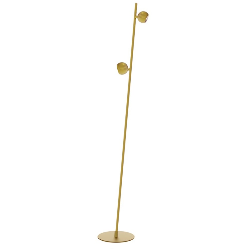 10W Aged Brass Floor Lamp