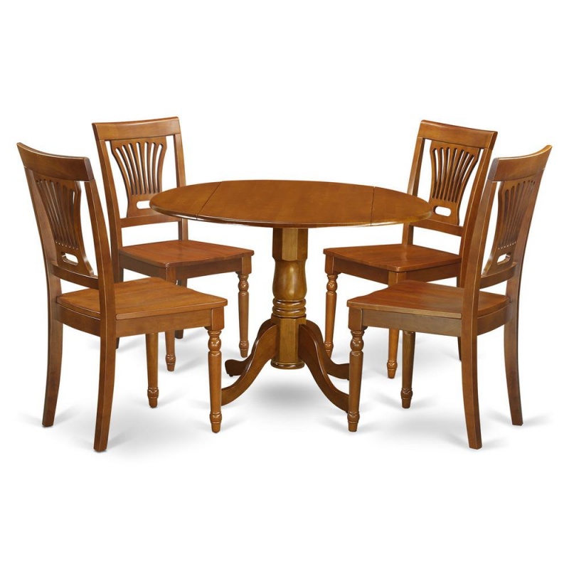 5 Pc Kitchen Nook Dining Set-Small Kitchen Table And 4 Dining Chairs