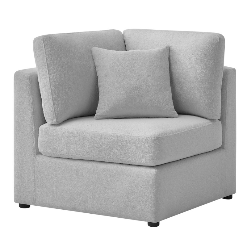 Chandler Corner Wedge Chair - Gray