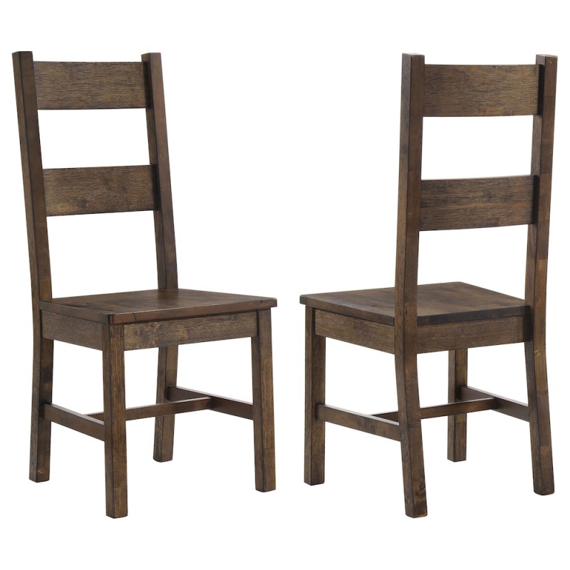 Coleman Dining Side Chair Rustic Golden Brown (Set Of 2)