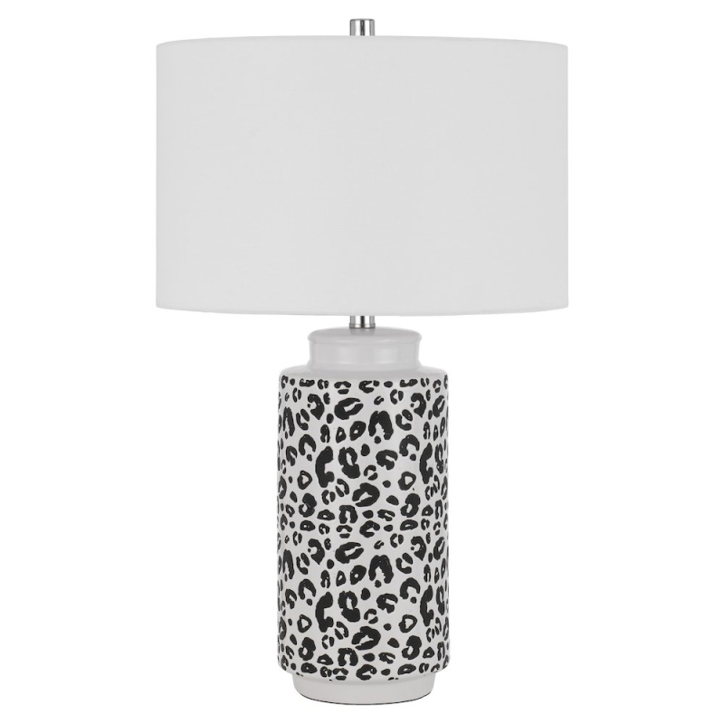 Exeter Ceramic Table Lamp With Hardback Drum Shade