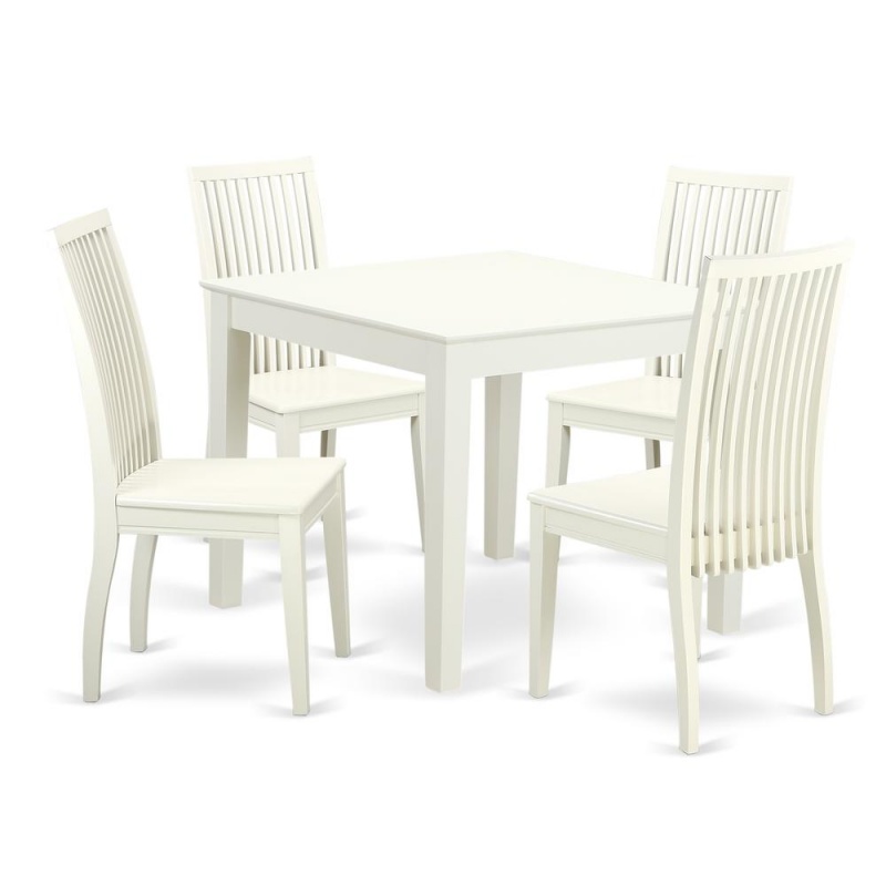 Dining Room Set Linen White