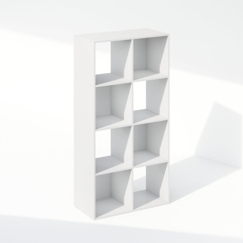 Pelli Cubic Storage Cabinet, 8-Cube, White